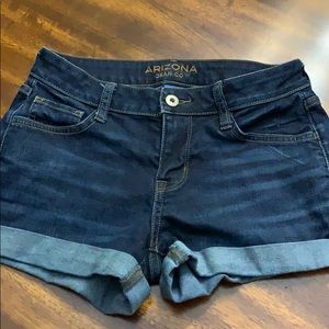 Mid rise Jean Shorts